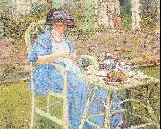 Frieseke, Frederick Carl Breakfast in the Garden oil painting reproduction